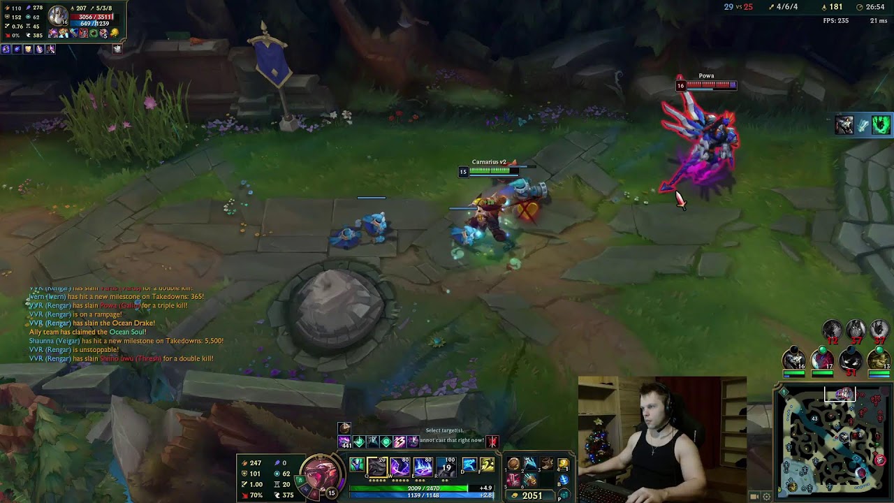 He protecc, he attacc, he stacc - Crit nasus, GM push
