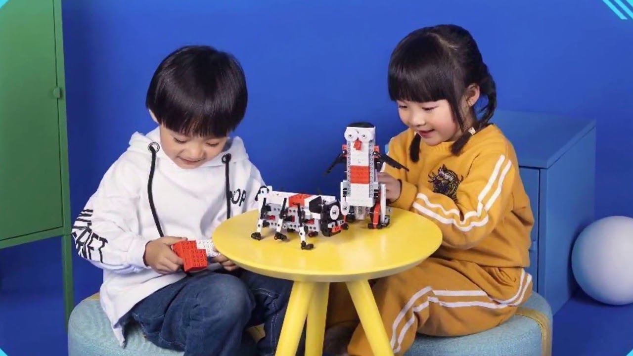 2018 New Xiaomi Mitu Robot Smart Building Block Robot 305 Bricks Bluetooth Mobile Remote Phone APP C