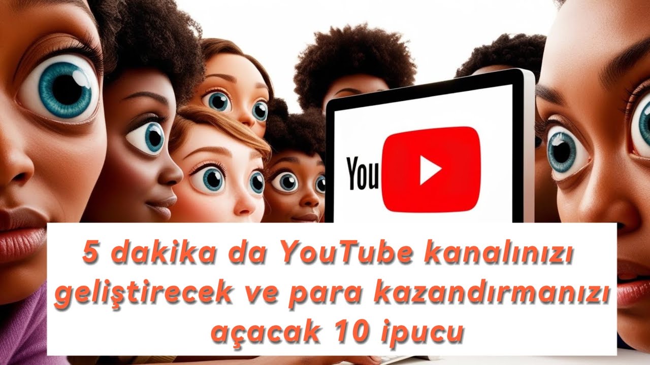 5 DK da YOUTUBE KANALI B&Uuml;Y&Uuml;TME ve PARA KAZANMA. #youtube #youtubeeğitim #parakazanma