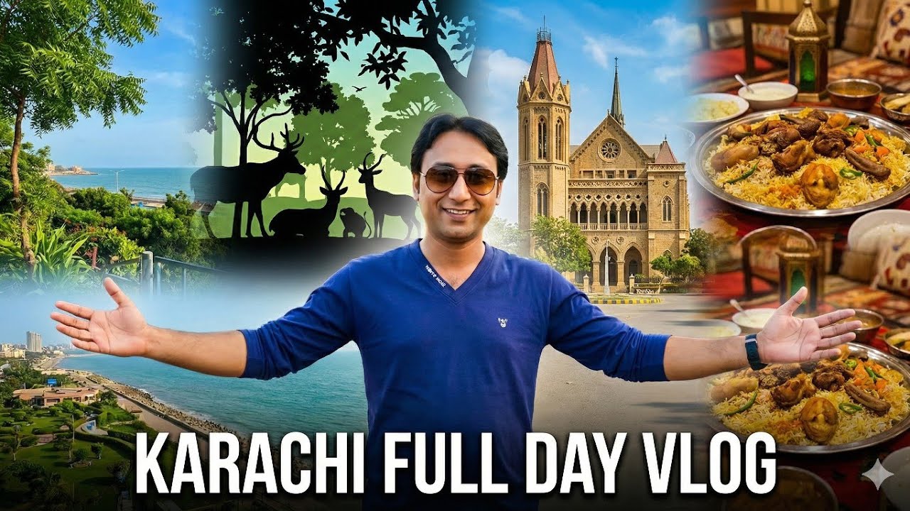 24 Hours in Karachi | Martine Masum, Karachi Zoo, Ferrer Hall & Ridan House Dinner | Challenge