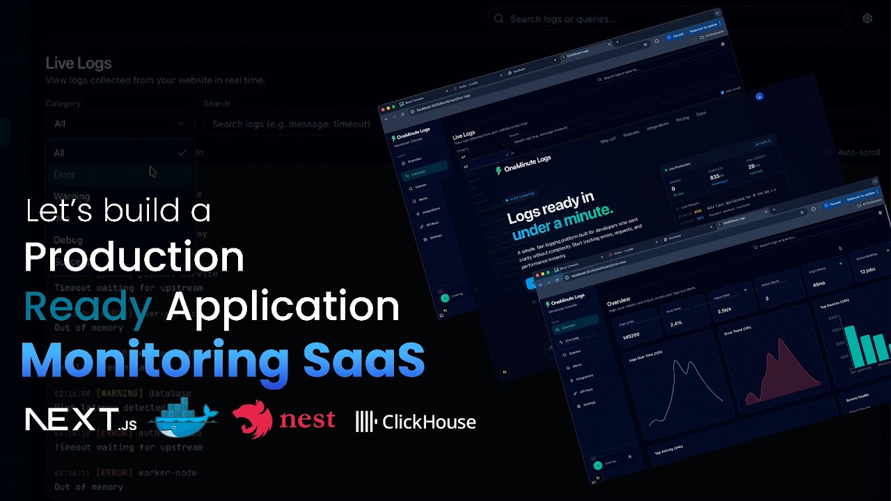 Let's Build a Production-Ready Monitoring SaaS Like Datadog / Sentry (Part 1/2)