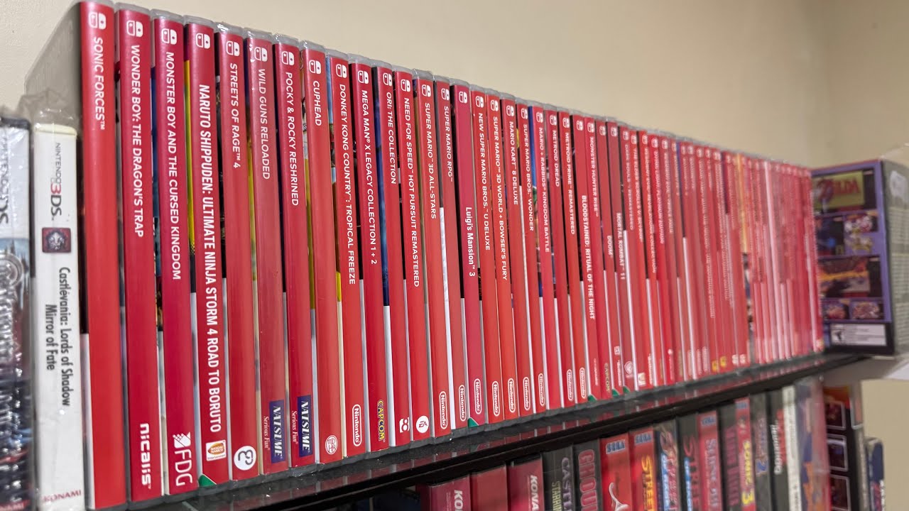 Coleção de Jogos Nintendo Switch 2024