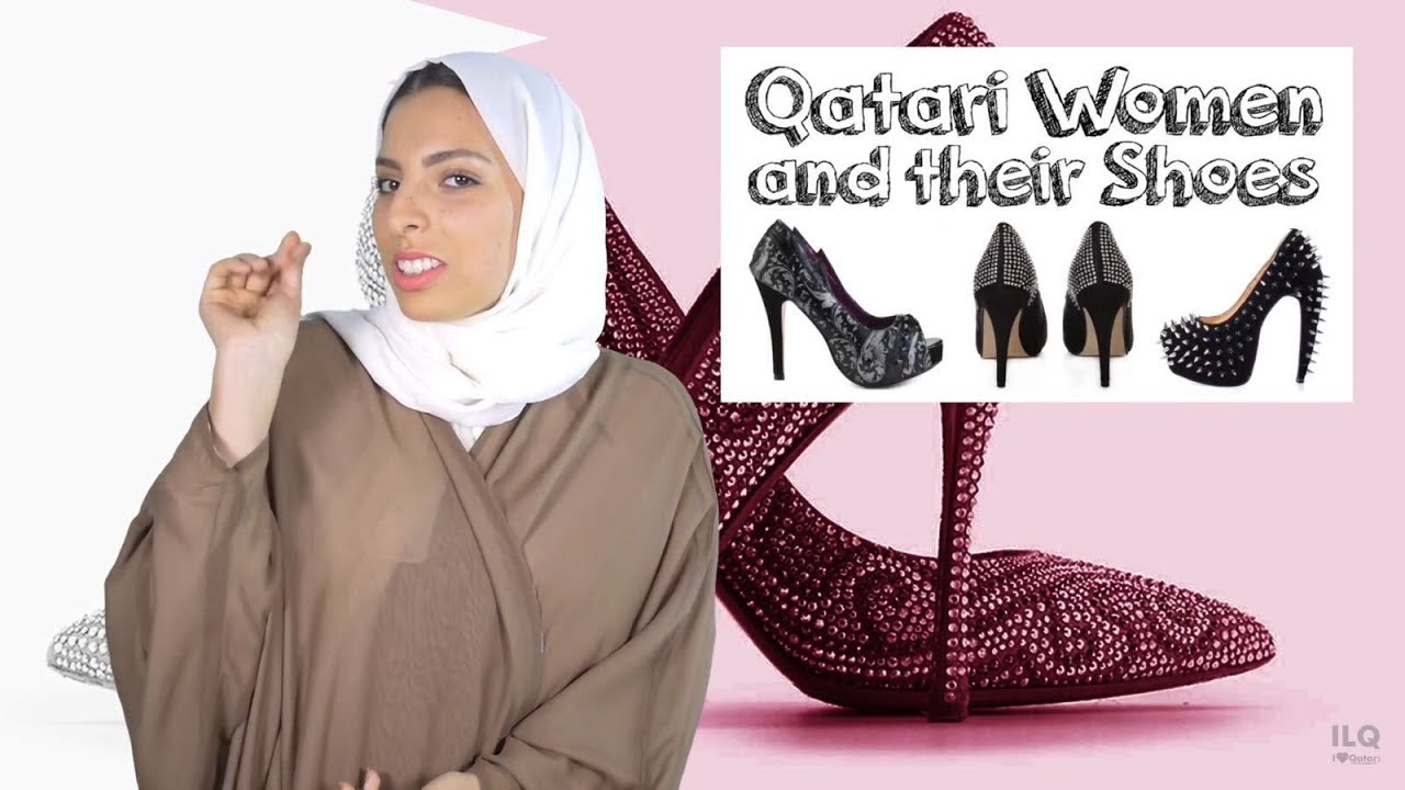 #QTip: Why do Qatari girls wear funky/fancy shoes?