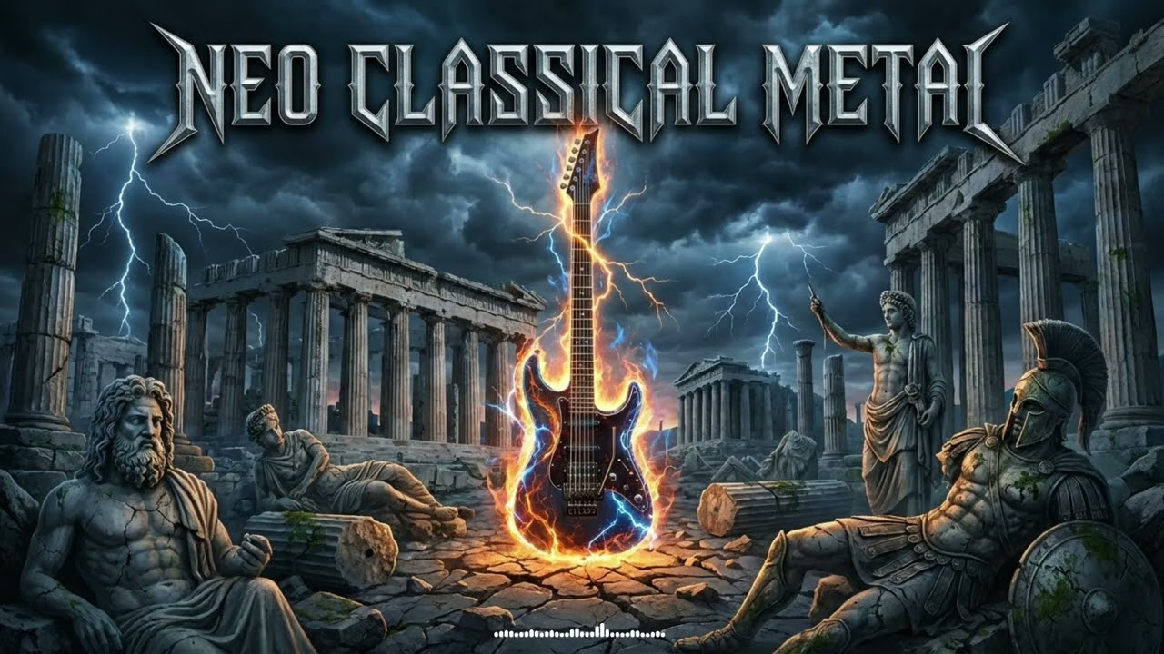 Classical Baroque Guitar Riff | Baroque Shred Metal Instrumental | Symphonic Metal Energy