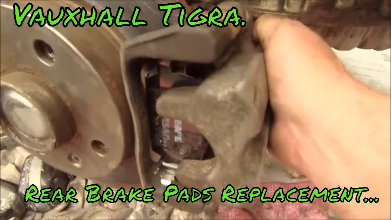 Vauxhall Tigra rear brake pads replacement