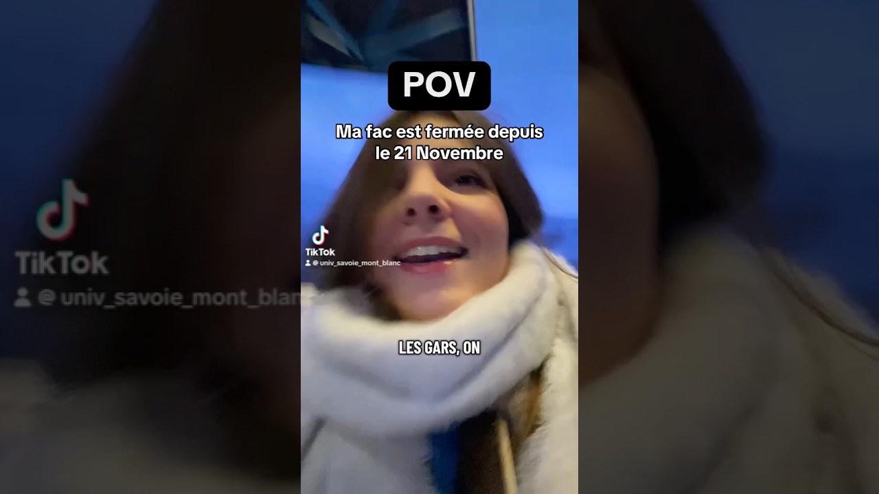 21 novembre 2025 : l'universit&eacute; Savoie Mont Blanc ferme ?