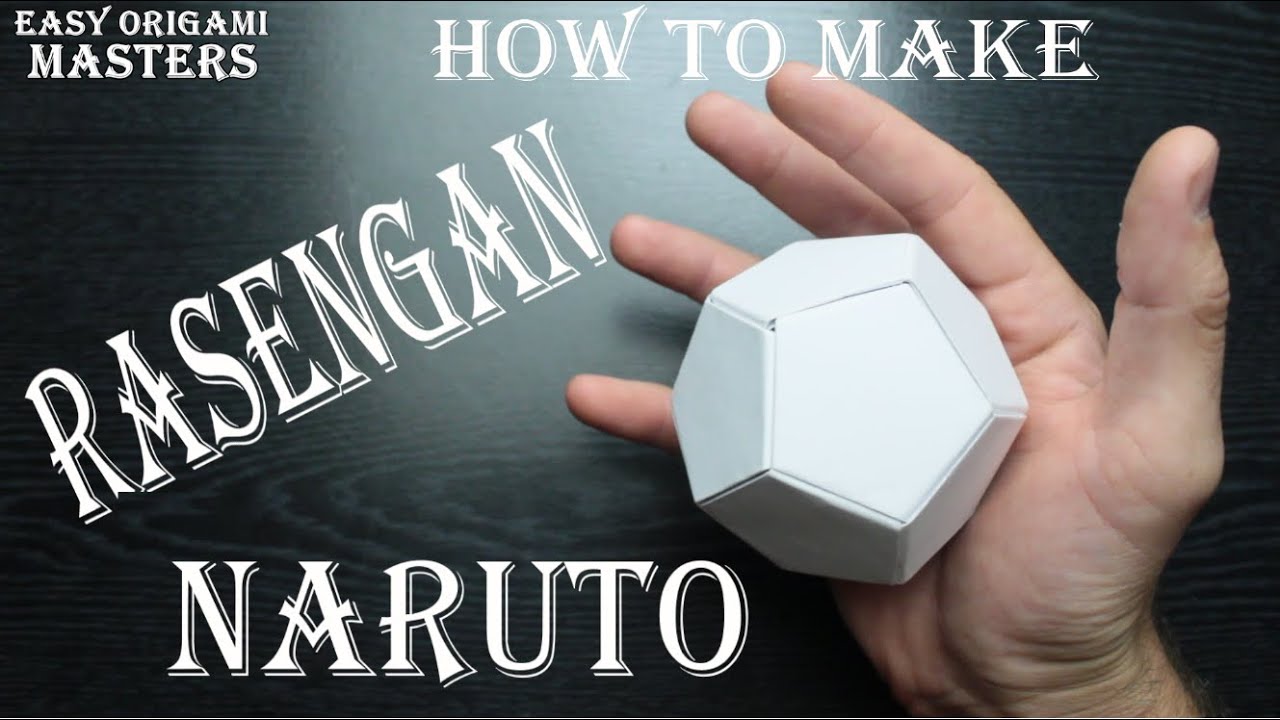 How to make a rasengan out of paper. Origami.