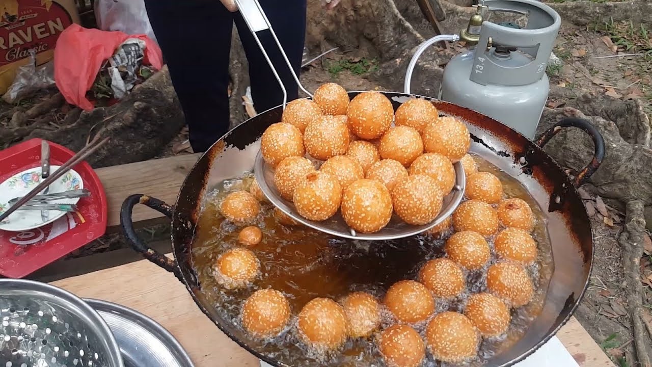 Street Food Festival in Saigon Vietnam 2018 | Sesame Balls
