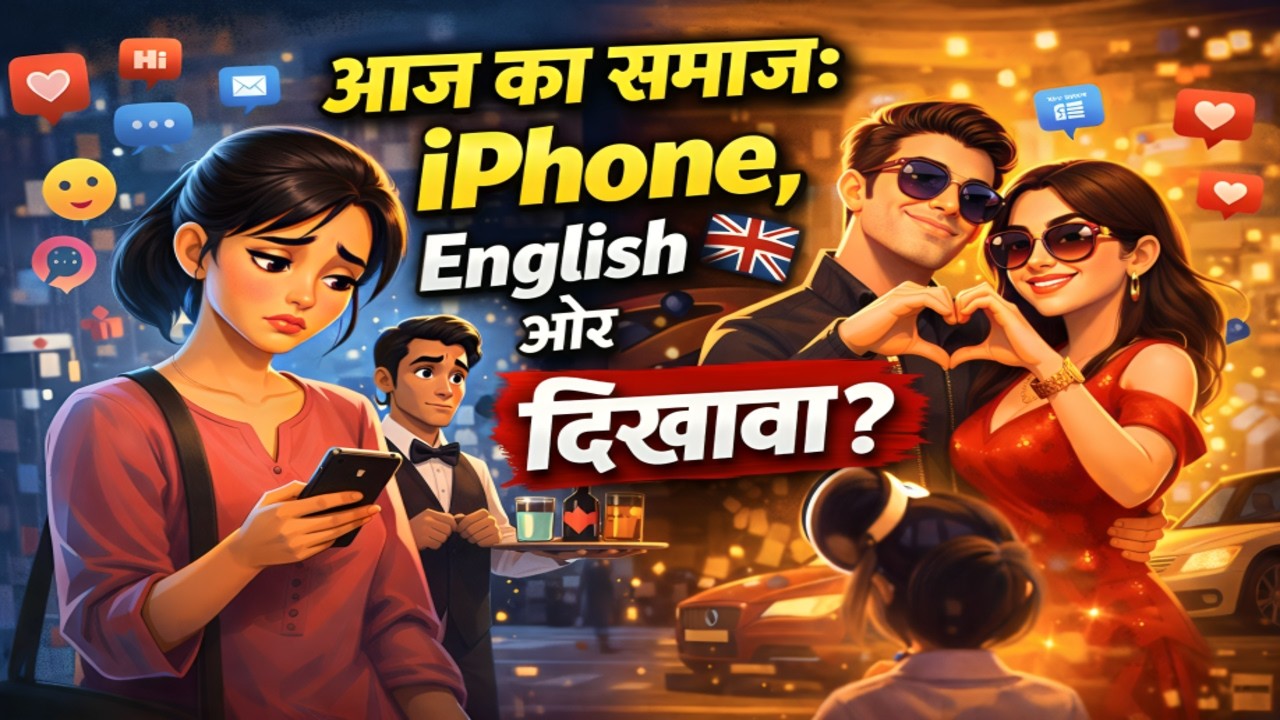 आज का स्टैंडर्ड: iPhone, English और Fake Love? | Heart Touching Reality Story | Must Watch