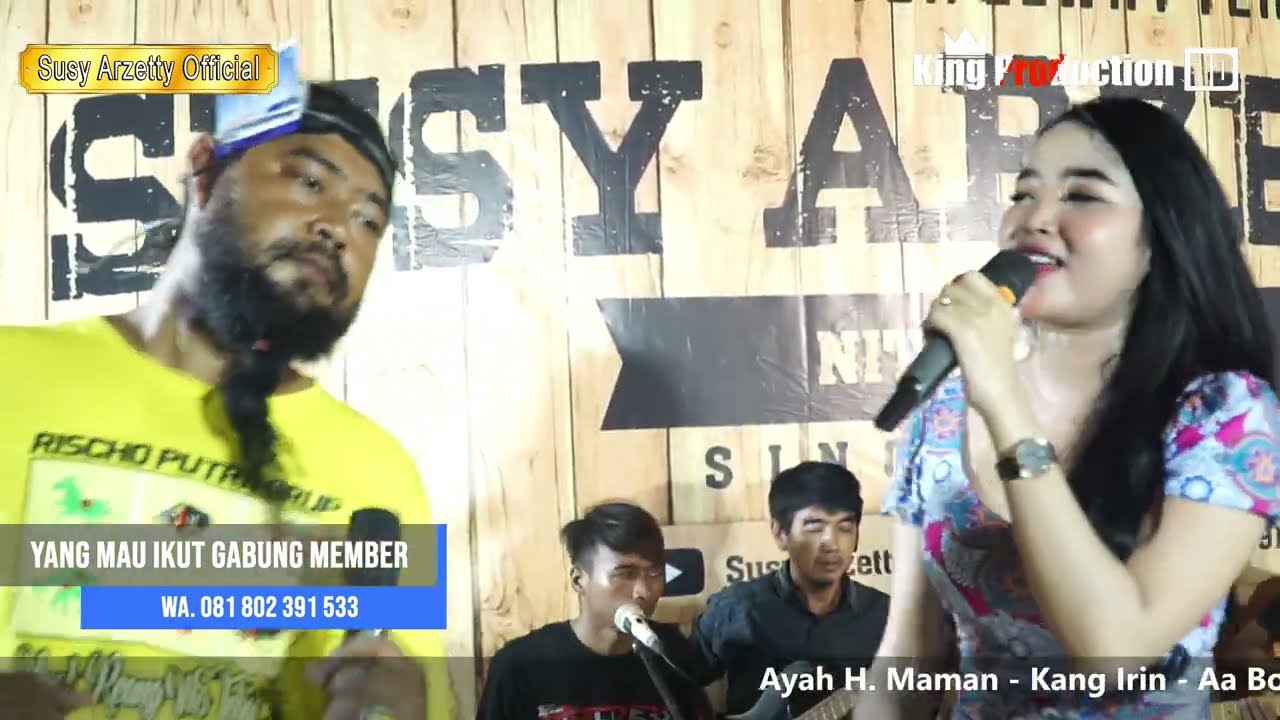 EDAN MANING COVER POPY SAMANTA VERSI LIVE RUMAH SUSY  ARZETTY KIRIM SALAM  SING KADOAN