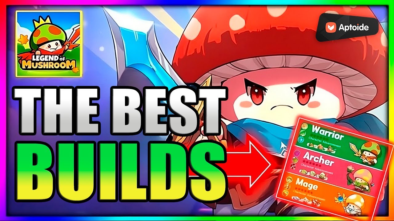 ▶️🔥 ALL WARRIOR BUILDS!! Early, Mid And Late Game! - Legend of Mushroom | COMPLETE GUIDE