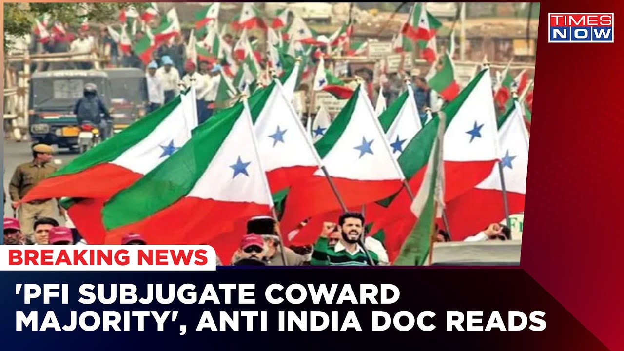 Times Now Uncovers PFI And SDPI' Vision To Make India Islamic Nation | Times Now Exclusive