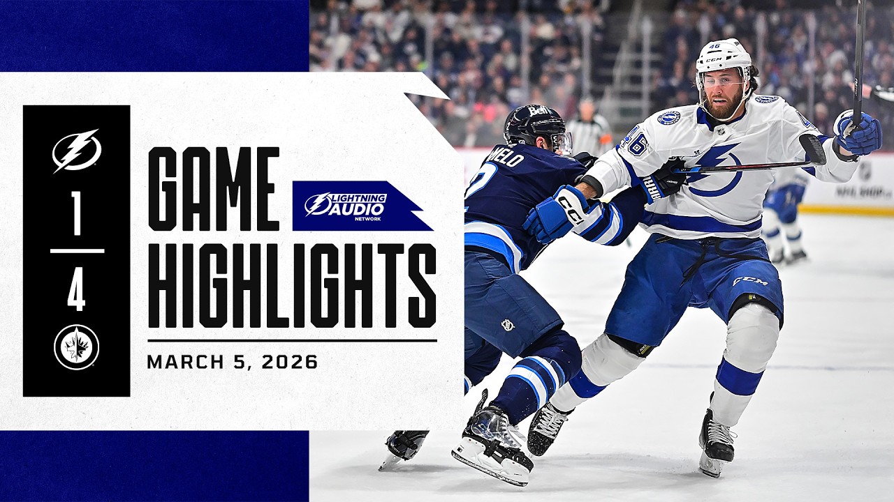Lightning vs. Jets | Lightning Radio Highlights | March 5, 2026