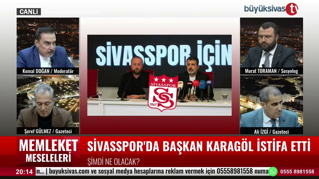 Memleket Meseleleri (07.11.2025) B&uuml;y&uuml;k Sivas TV Yayını