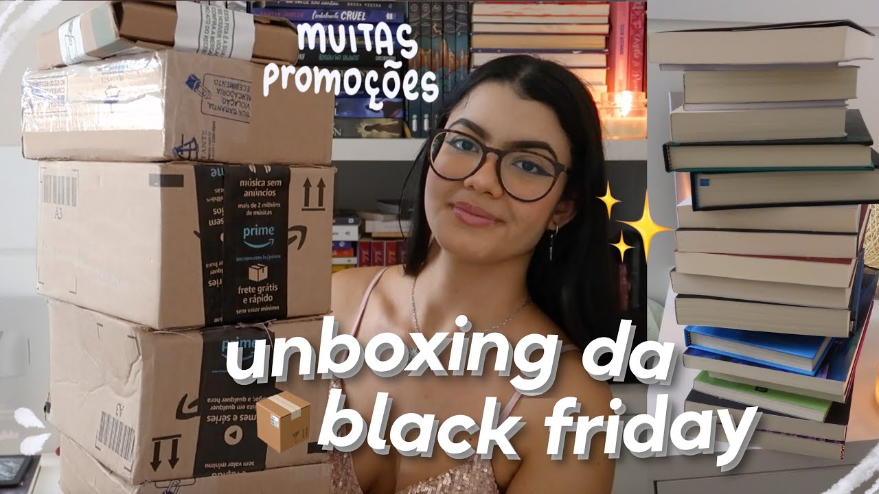 book haul | unboxing de livros da black friday 📦 +18 livros