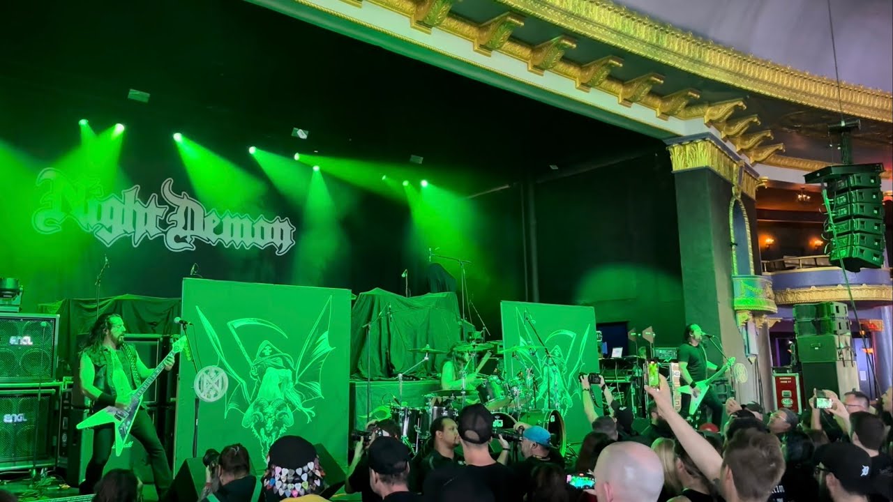 Night Demon at Milwaukee Metal Fest 2024