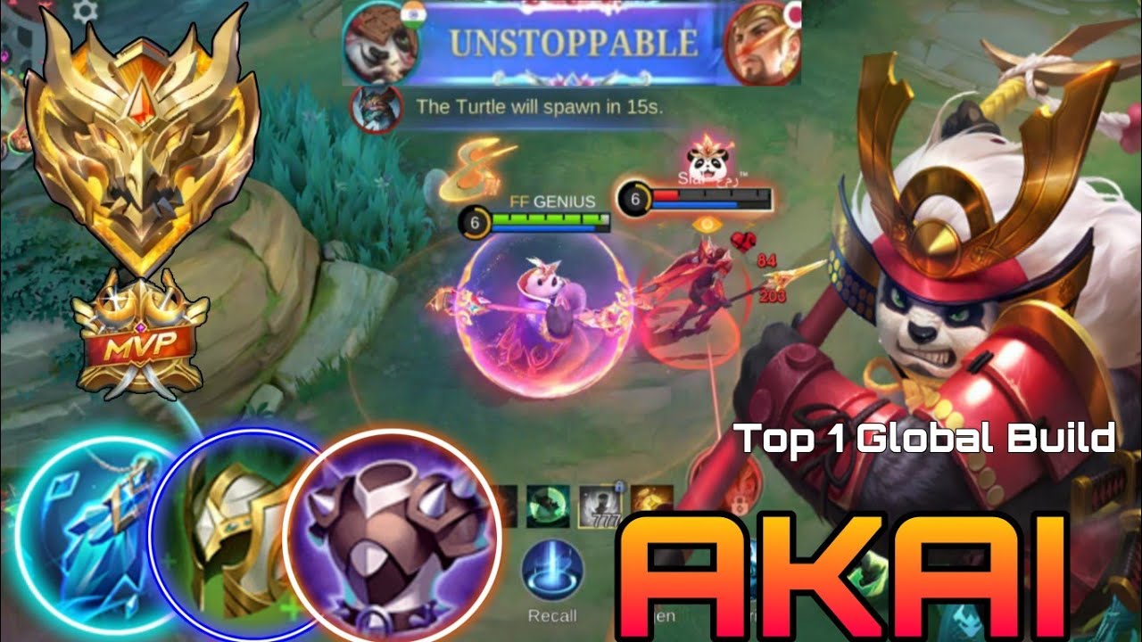 Неудержимый Акаи Роам 🐼 | Выступление уровня MVP в ранге Mythic Glory в MLBB