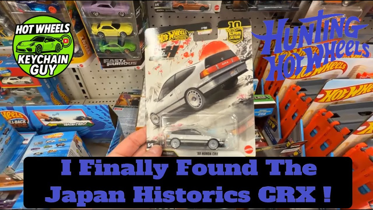 Охота на Hot Wheels, эпизод 19 - Набор из 8 машинок CRX от Mattel 80 из серии Japan Historics.