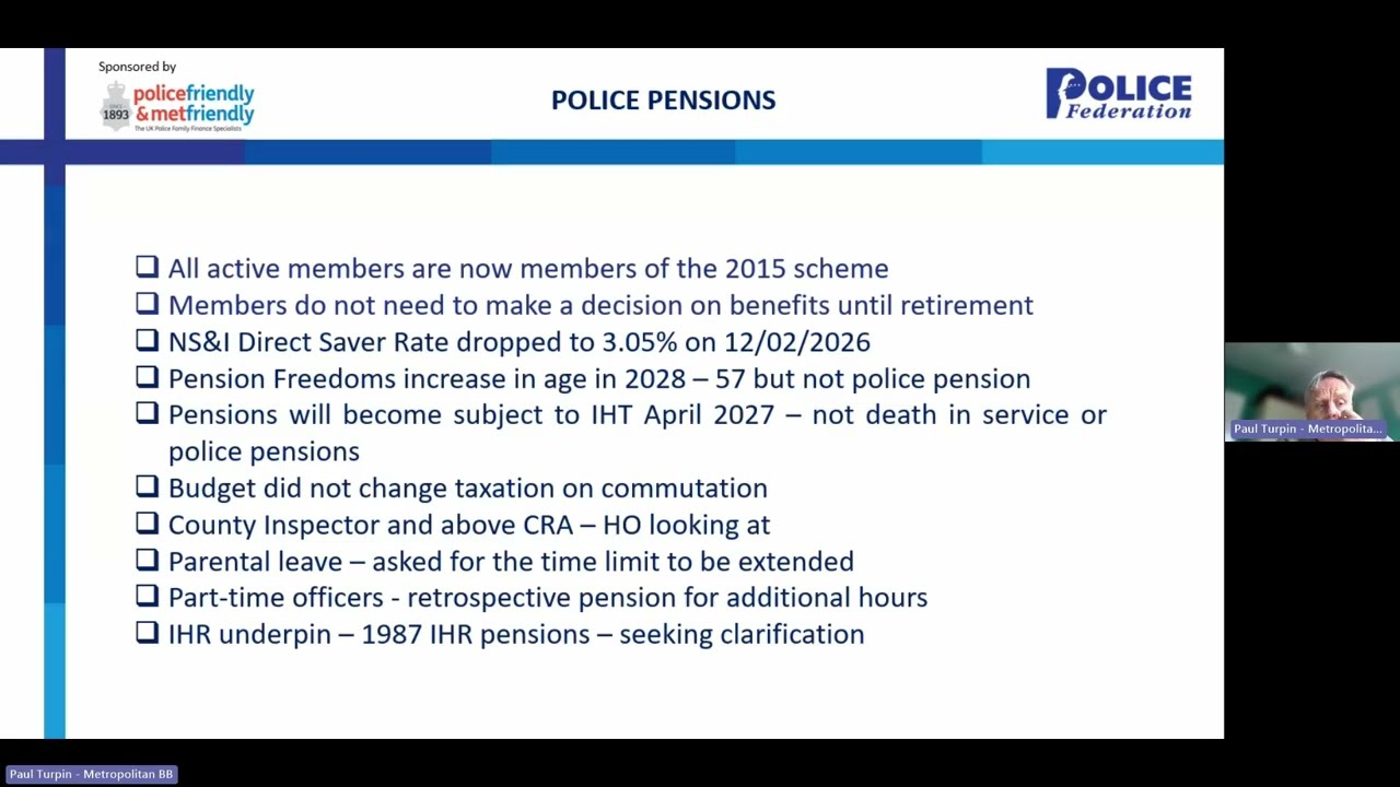 PFEW - Pensions Webinar February 2026