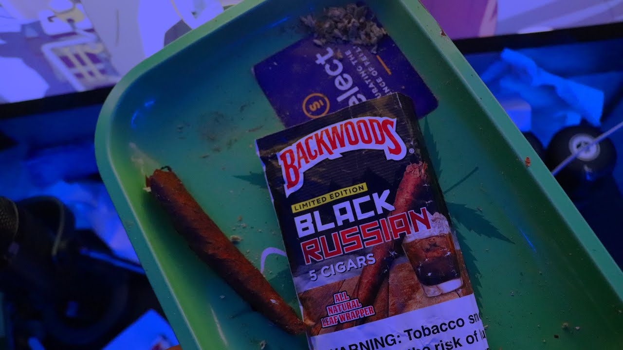 LATE NIGHT Smoke SESH With BLACK RUSSIAN BACKWOODS