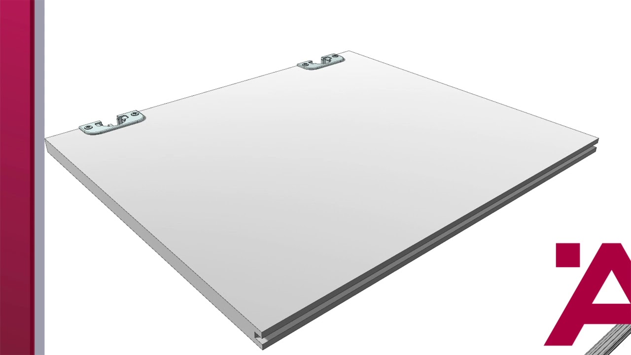 H&auml;fele Slido F-Line21 20B | Installation