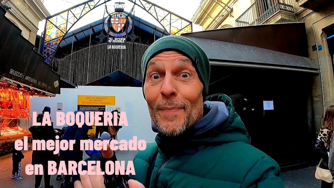 Así es EL MERCADO más grande de BARCELONA | No te lo pierdas | Qué comer en LA BOQUERIA