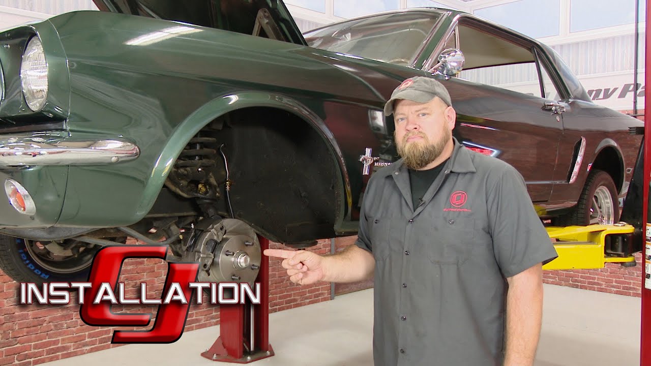 Front Disc Brake Conversion Kit 4-Lug 6-Cylinder | Scott Drake | 1965-1966 Mustang