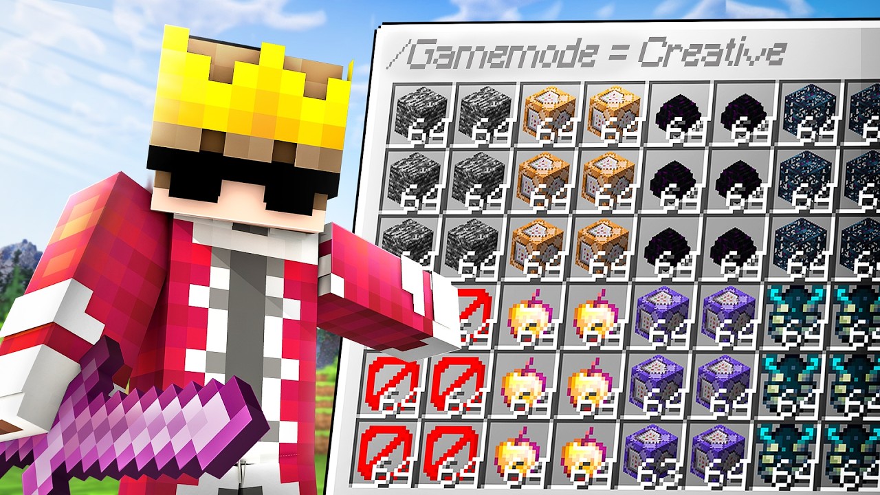 Why I obtained EVERY CREATIVE ITEM in this minecraft smp...