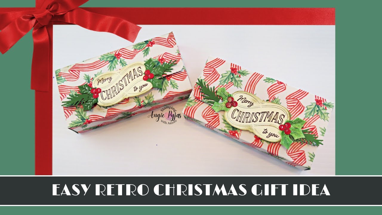 Simple Diy Retro Christmas Gift Box - Step-by-step Tutorial!