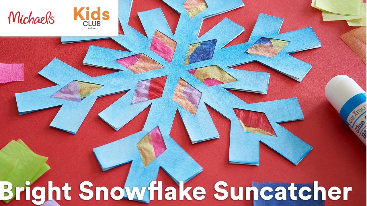 Online Class: Winter Workshop: Bright Snowflake Suncatcher | Michaels