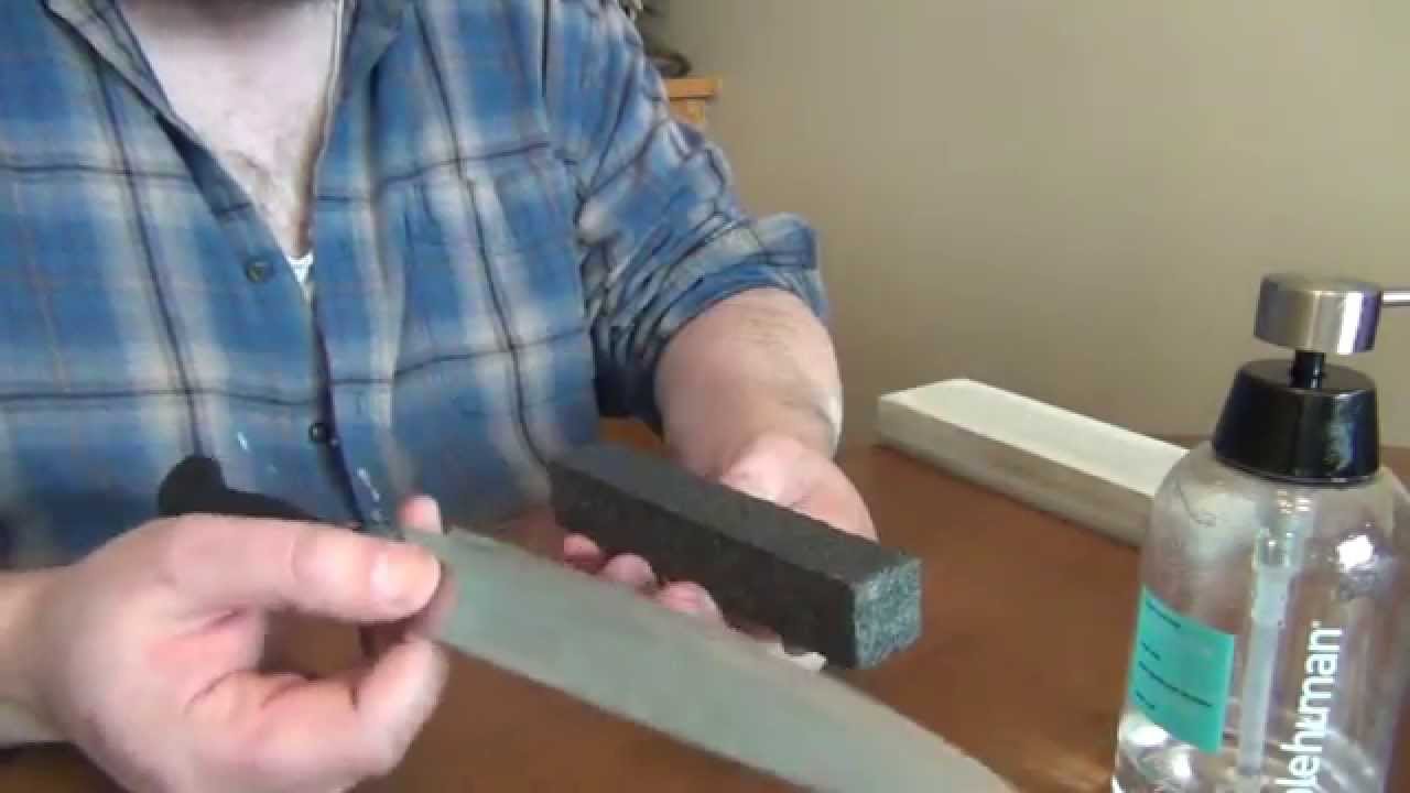 Knife sharpening : 36 grit dressing stone