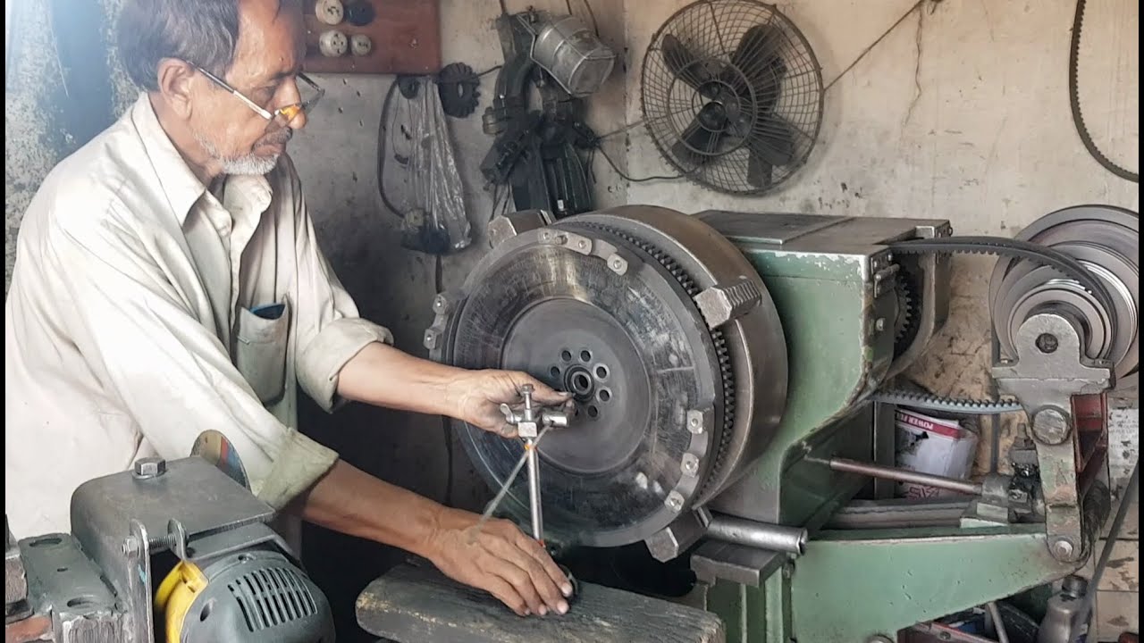 How to Resurface Flywheel Phasing and Repairing Flywheel Informative video