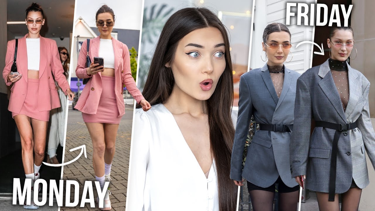 I DRESSED LIKE BELLA HADID FOR A WEEK...