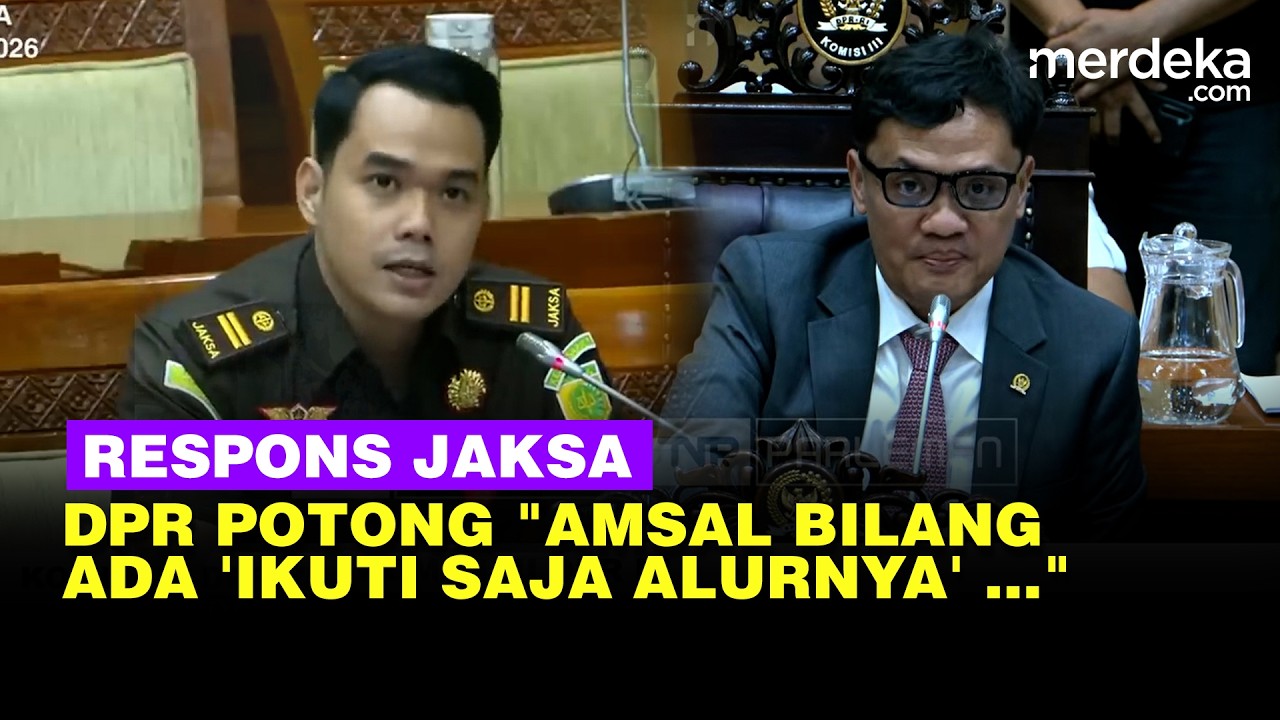 Respons Jaksa Wira, Dipotong Habiburokhman Komisi III: Amsal Bilang Ada Narasi 'Ikuti Saja Alurnya'