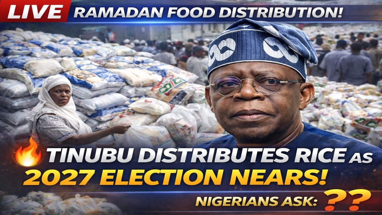 🔥EXPOSED!Tinubu Shares Food Gift as Ramadan Near,Food Aid or Political Strategy?Nigerians Questioned