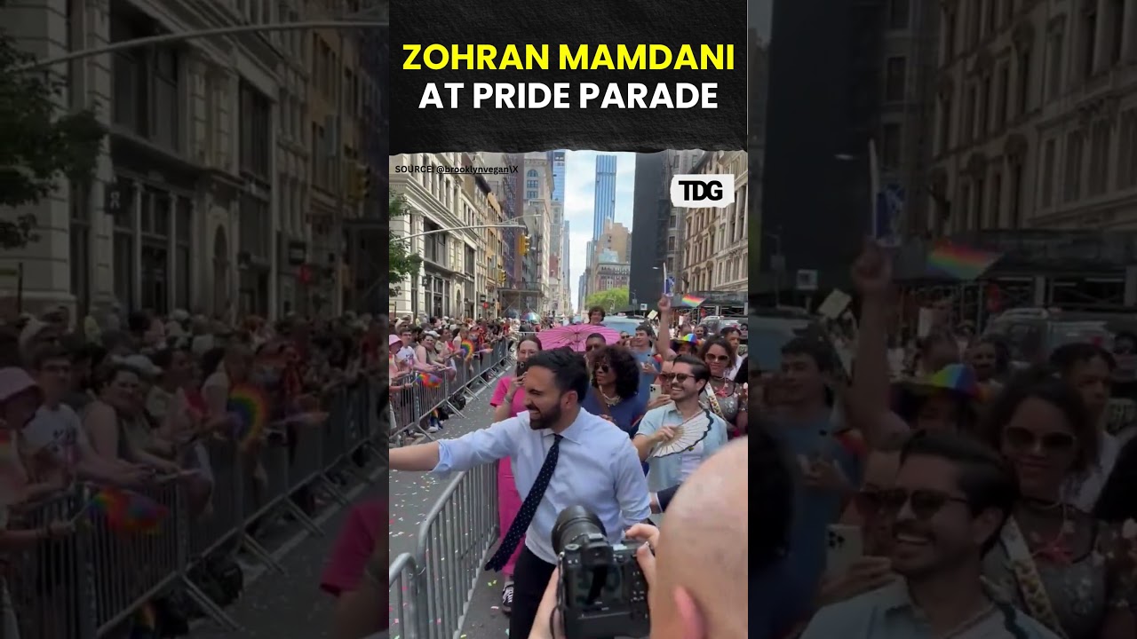 #watch | Zohran Mamdani, Letitia James Join NYC Pride March|#trending #shorts