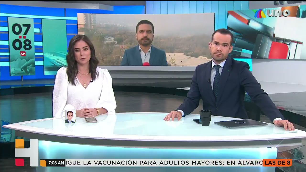 Diego Borbolla reporta situaci&oacute;n actual del incendio en reserva forestal de Jardines del Pedregal