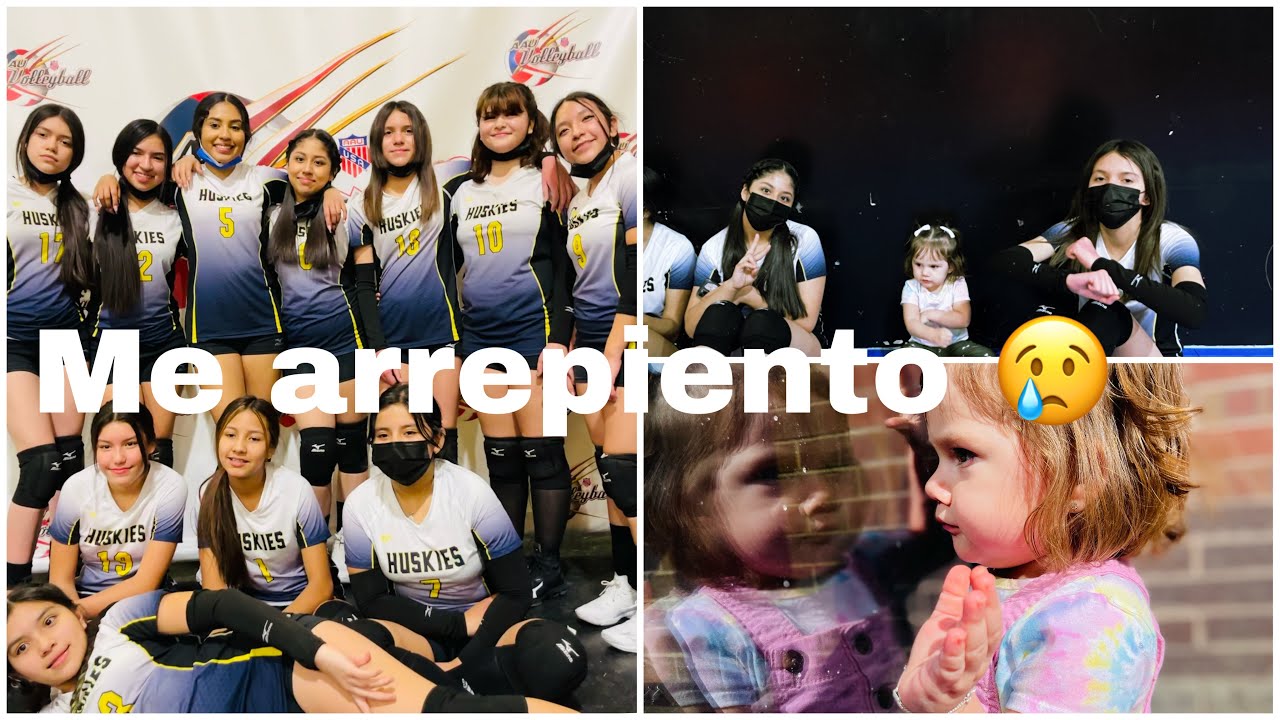 primera vez de mi hija jugando volleyball
