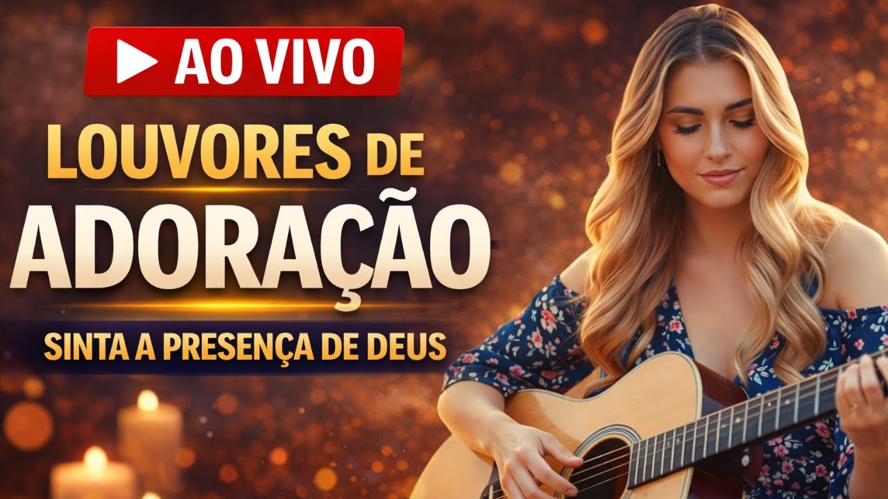 🔴 AO VIVO | Louvores de Adoração Para Orar e Sentir a Presença de Deus