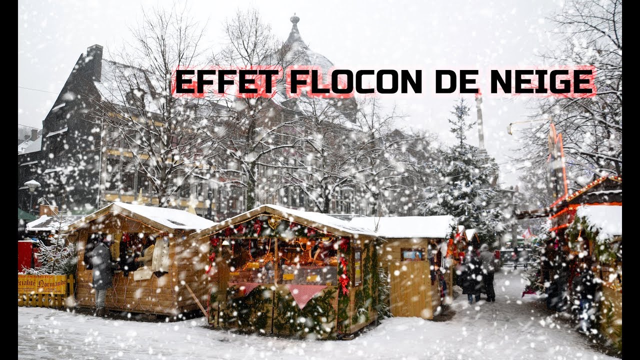 EFFET FLOCON DE NEIGE TUTO PHOTOSHOP 2019