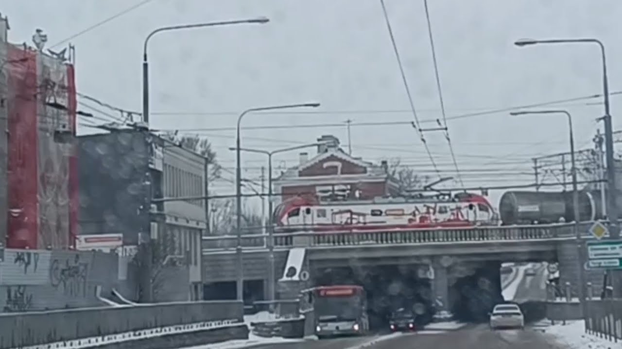 Śnieżna leniwa niedziela trasie na mecz lubelskie Lublin pokryte pod śnieżną❄️pierzynką..02.2026r🇵🇱 