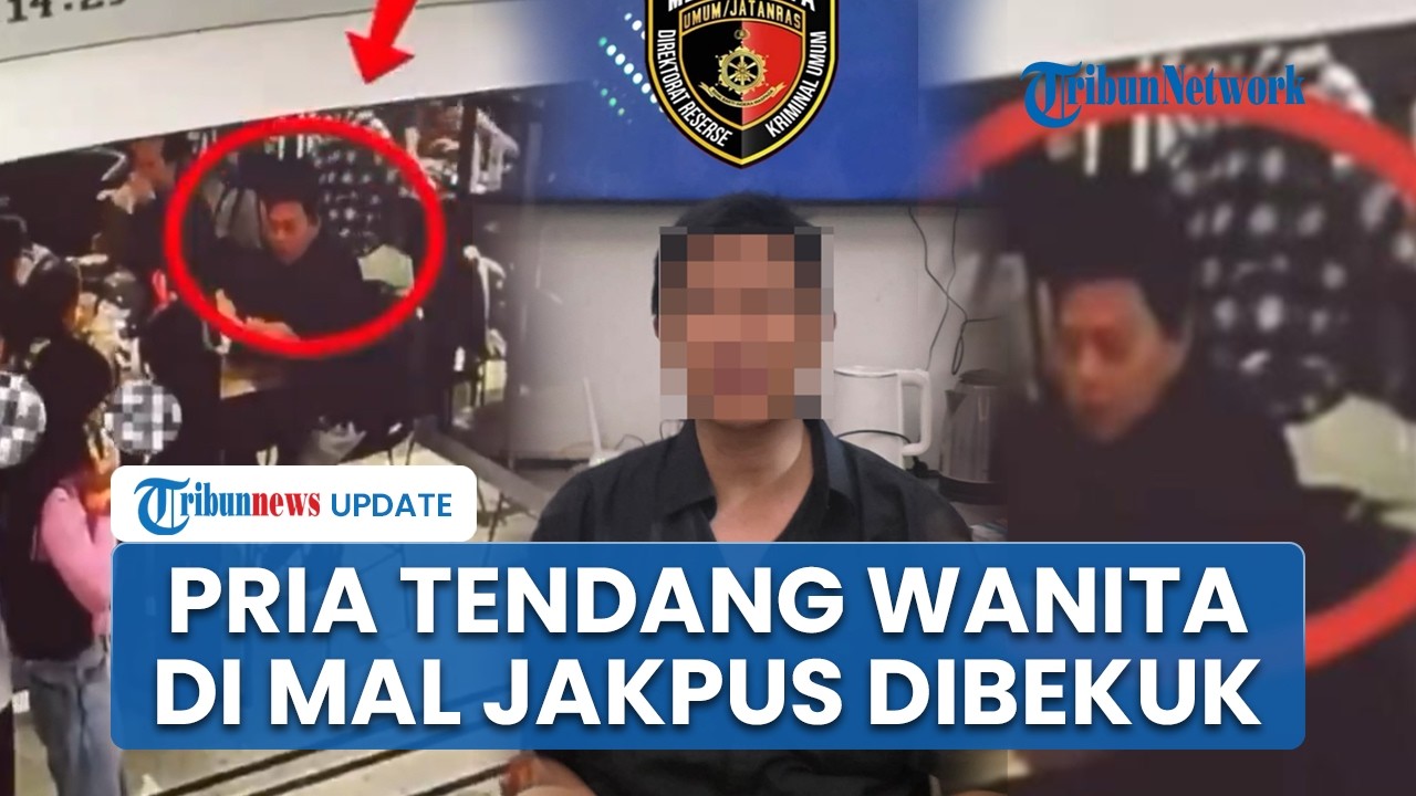 Detik-detik Pria Penendang Wanita di Mal Senayan City Ditangkap, Polisi Usut Motif Penganiayaan