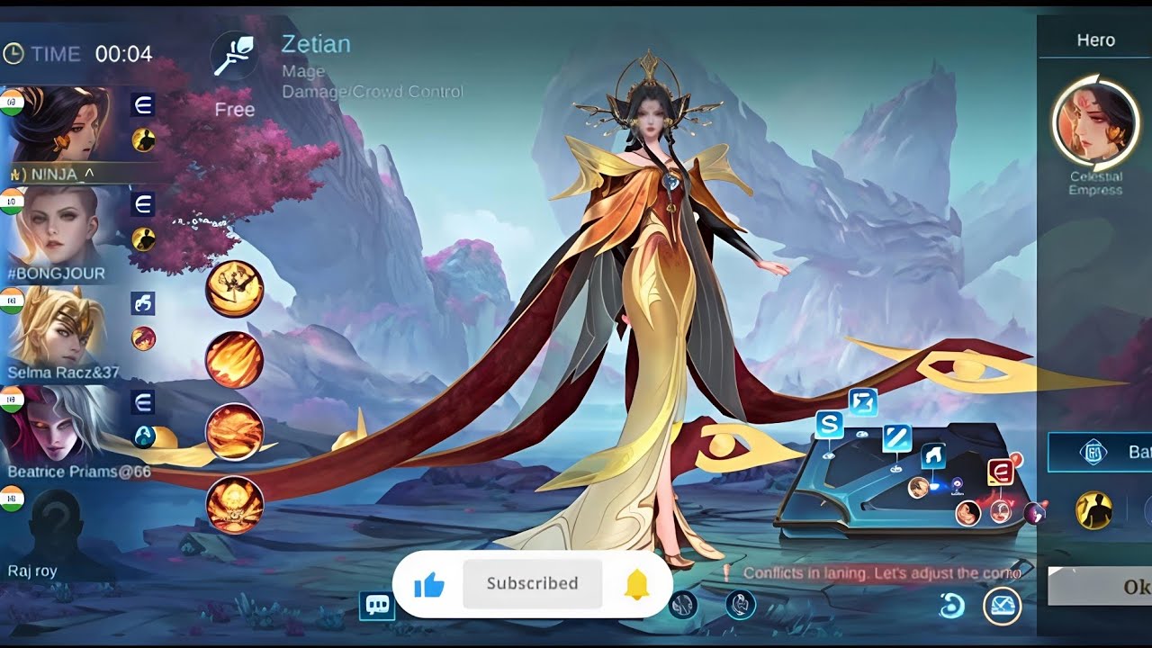 Zetian Mage Gameplay🔥Massive Damage & Crowd Control|Mobile Legends 5v5 #mlbb #mobilelegends #gaming 