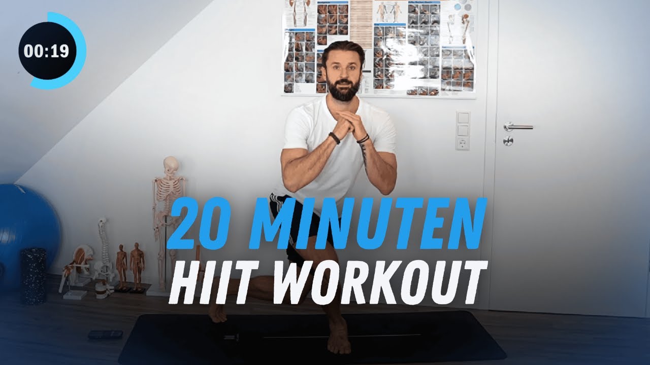 20 MINUTEN HIIT GANZKÖRPER-WORKOUT (sehr effektiv!!)