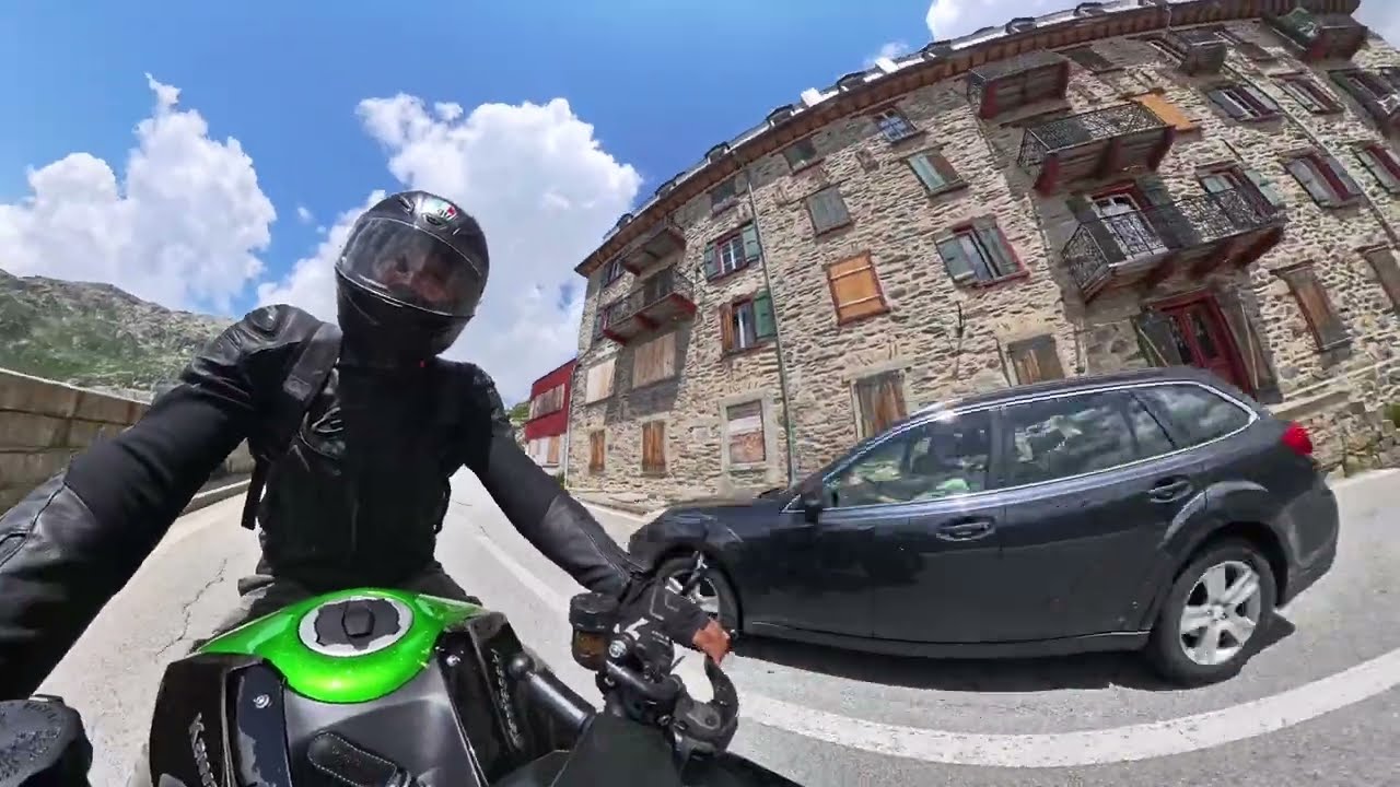 Kawasaki Z H2 on Furka Pass, Switzerland  | ft. Hotel Belvedere
