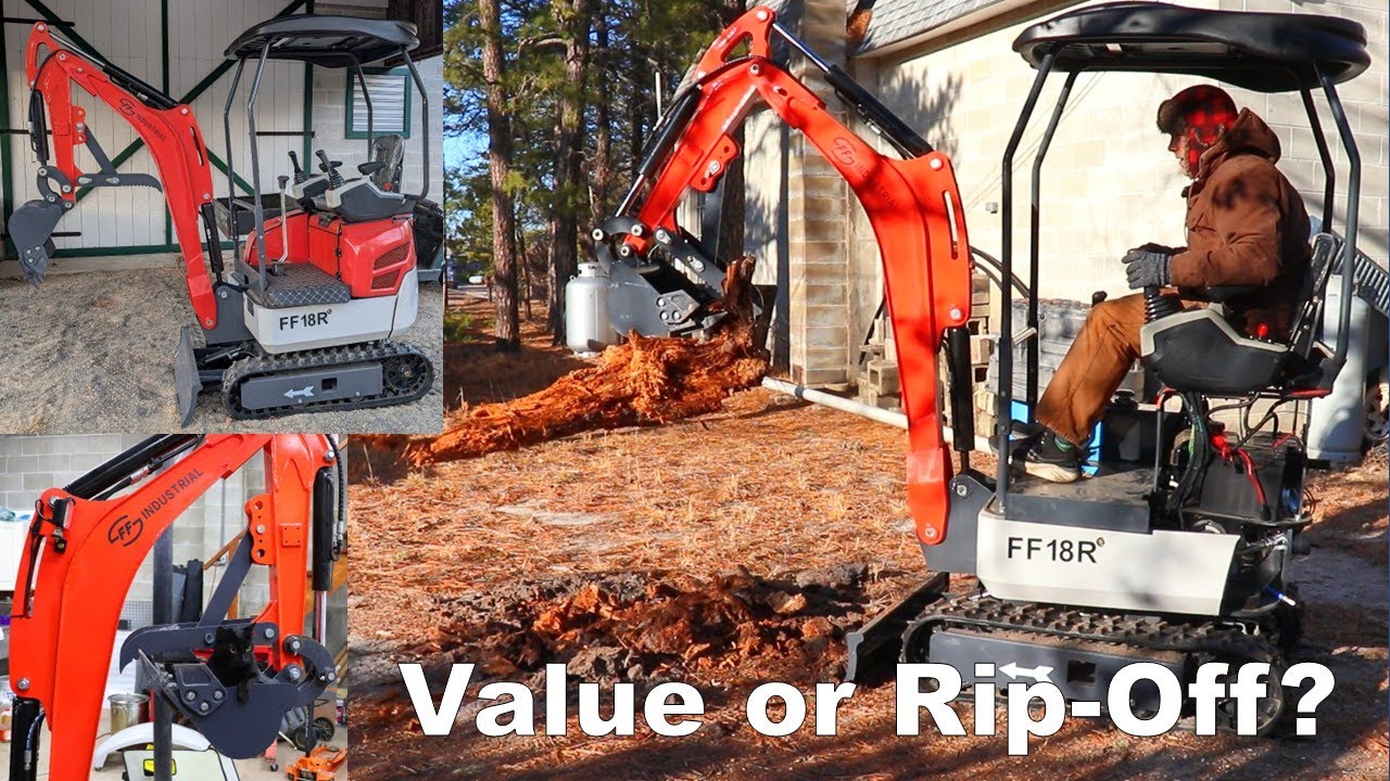 FF Industrial FF18R Mini Excavator Review & Maintenance Tips!