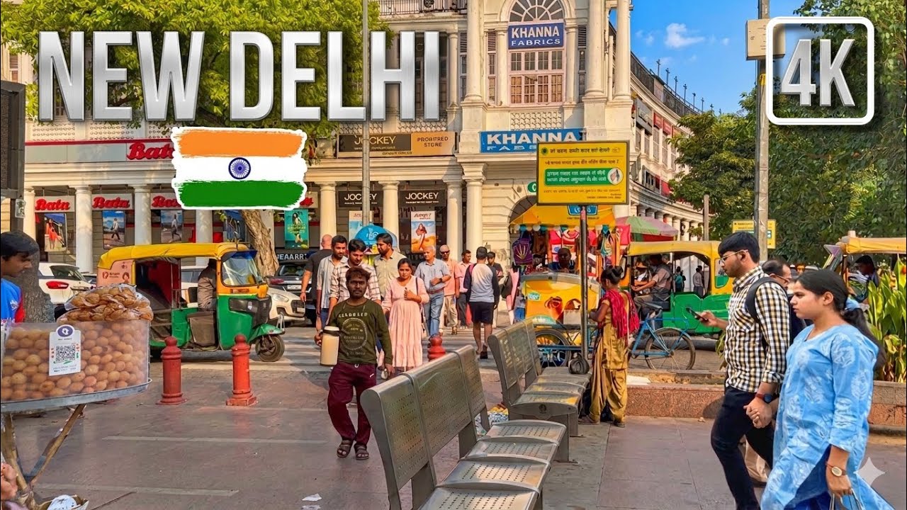 Explore Local Street Life of India: Connaught Place Walking Tour- New Delhi