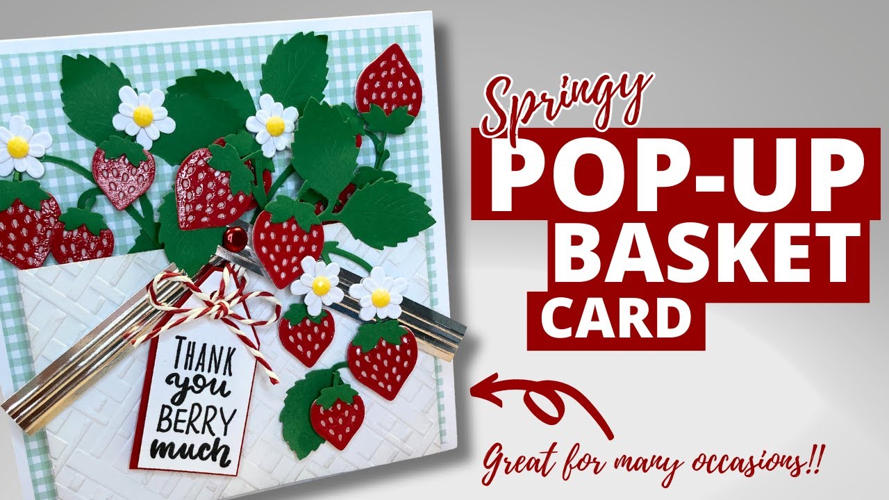 Springy Pop-Up Basket Card