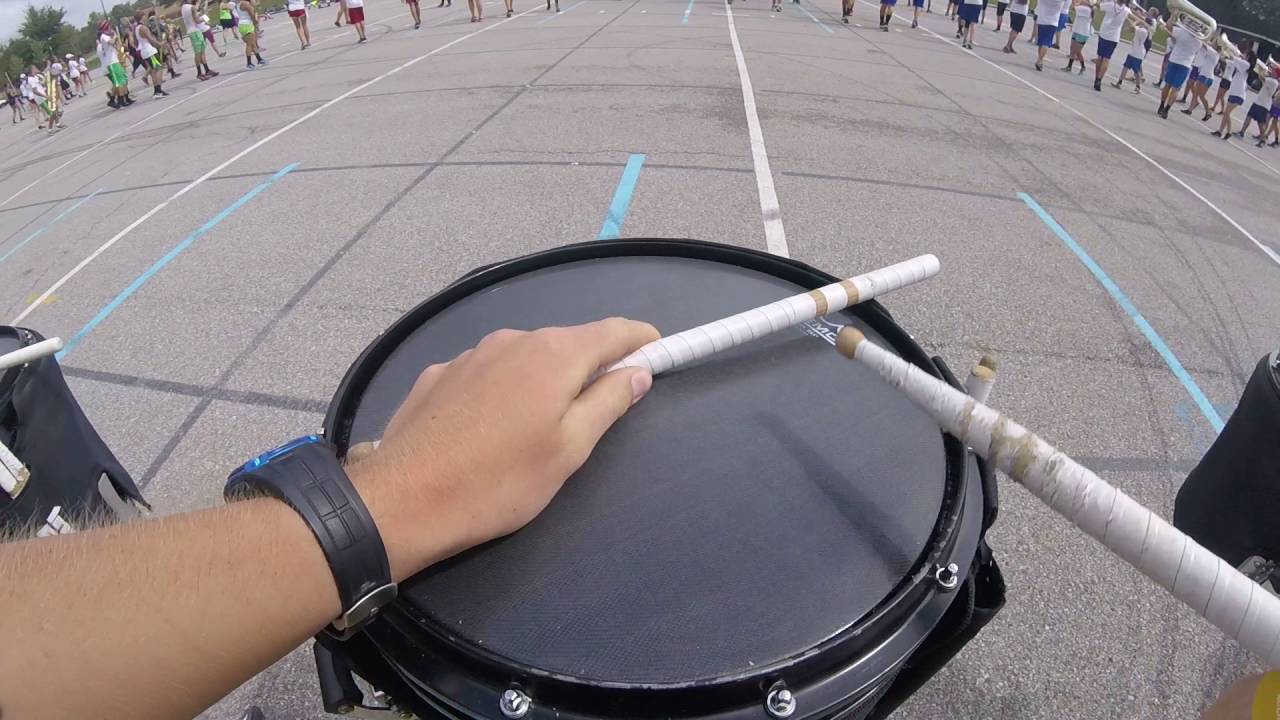 9/17/16 Floyd Central Marching Band Snare Cam