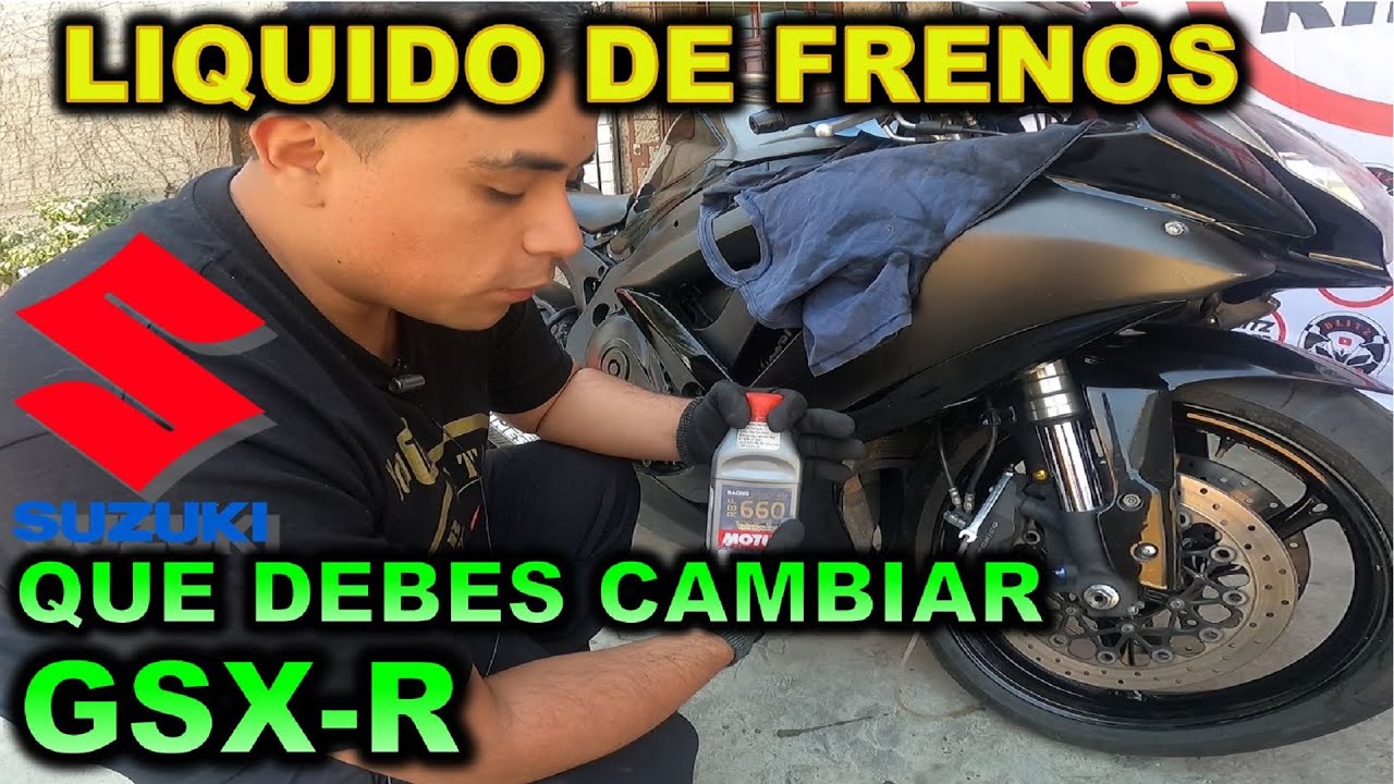 CAMBIO DE LIQUIDO DE FRENOS A LA GSXR 600 SERIE GSXR BLITZ RIDER CAP 7